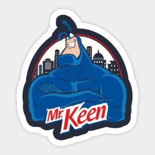 Mr. Keen Sticker